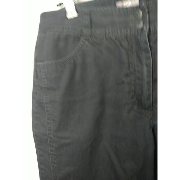 J. Jill 8 Below The Waist Black Wide Leg Ankle Flat Genuine Fit Pants - Picture 5 of 9